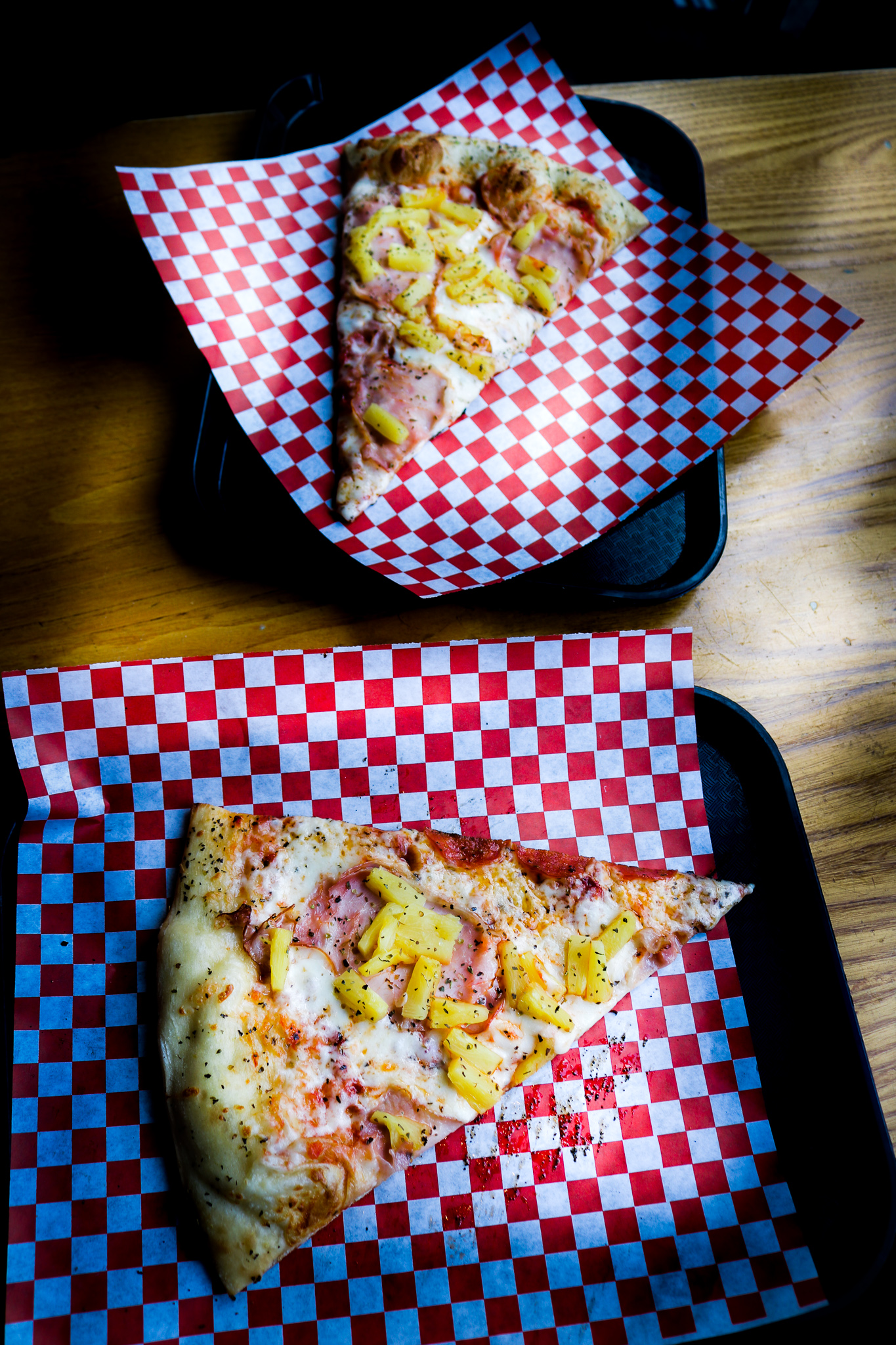 Pepperoni and Pineapple Pizza Slices