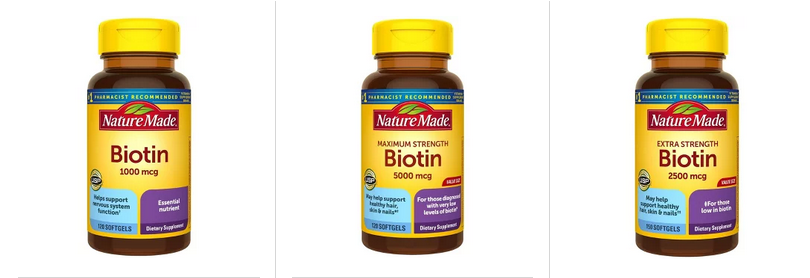 Nature Made Biotin 5000 mcg